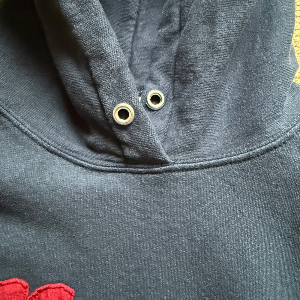 Navy Blue Hoodie with Maine appliqué - Picture 3 of 5